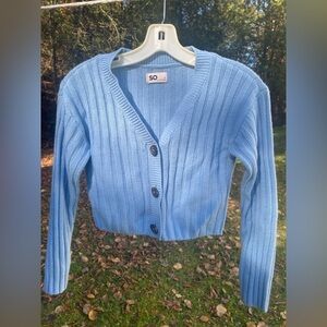 Youth Cropped Cardigan